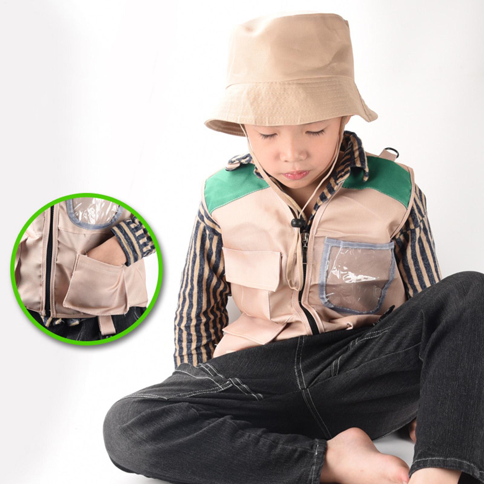 Outdoor Adventure Kit For Kids - Kids Explorer Vest and Hat Halloween