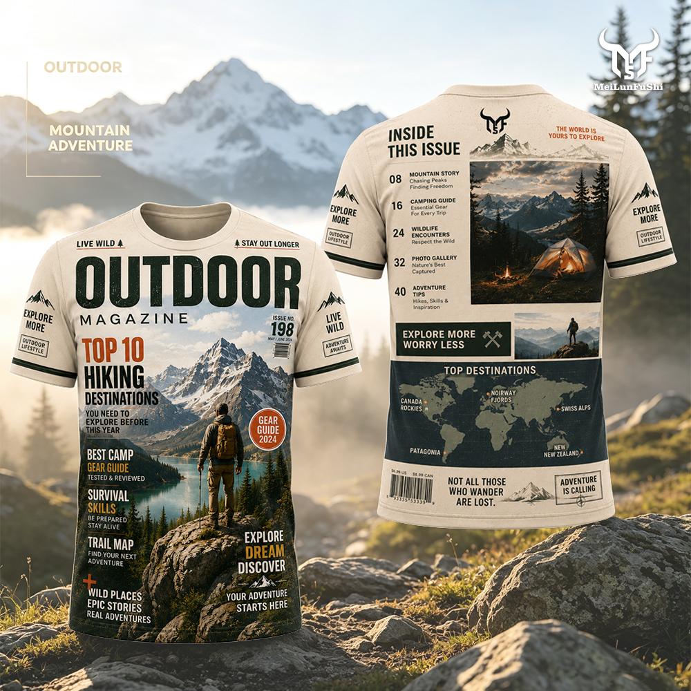 Magazine Style Adventure Print - огляд і ціна Outdoor Adventure Quilt