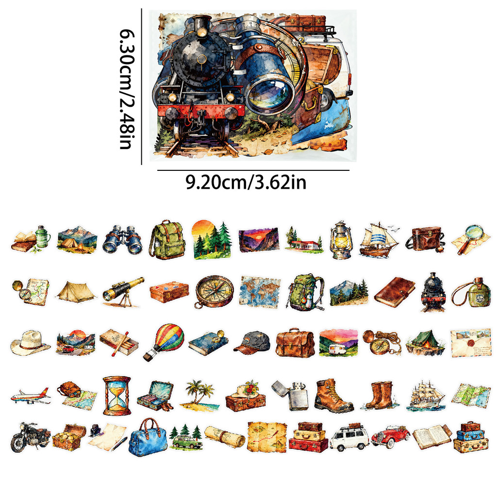 56Pcs Travel & Outdoor PET Sti - огляд і ціна Outdoor Adventure Stores