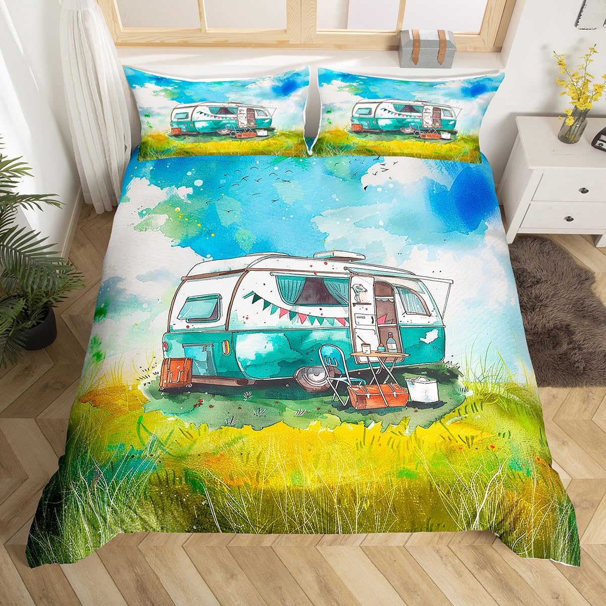 Happy Camping Duvet Cover Camp - огляд і ціна Outdoor Adventure Quilt