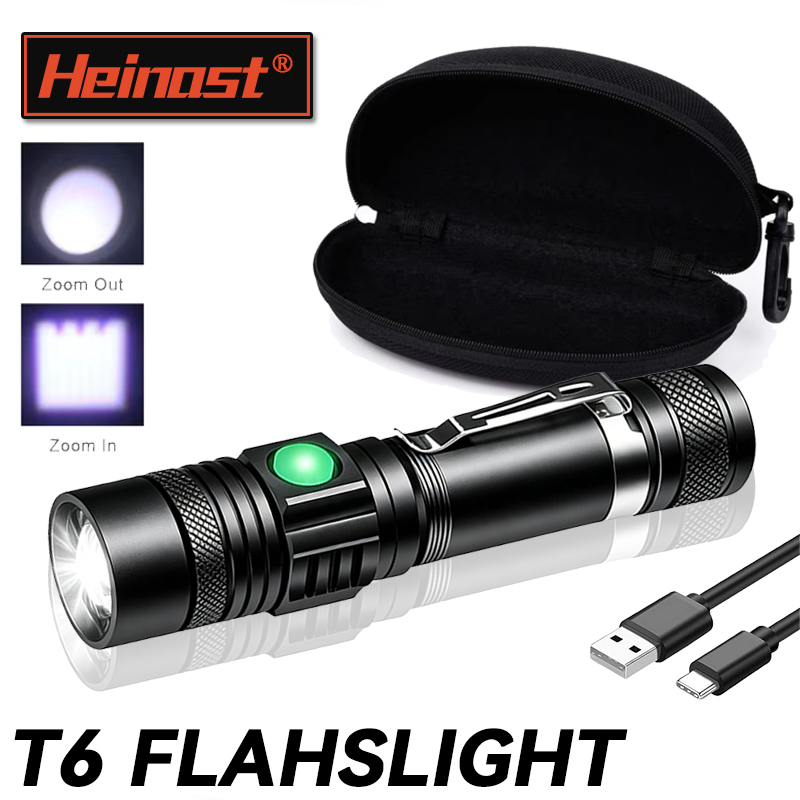 T6 LED Rechargeable Flashlight - огляд і ціна Outdoor Adventurer
