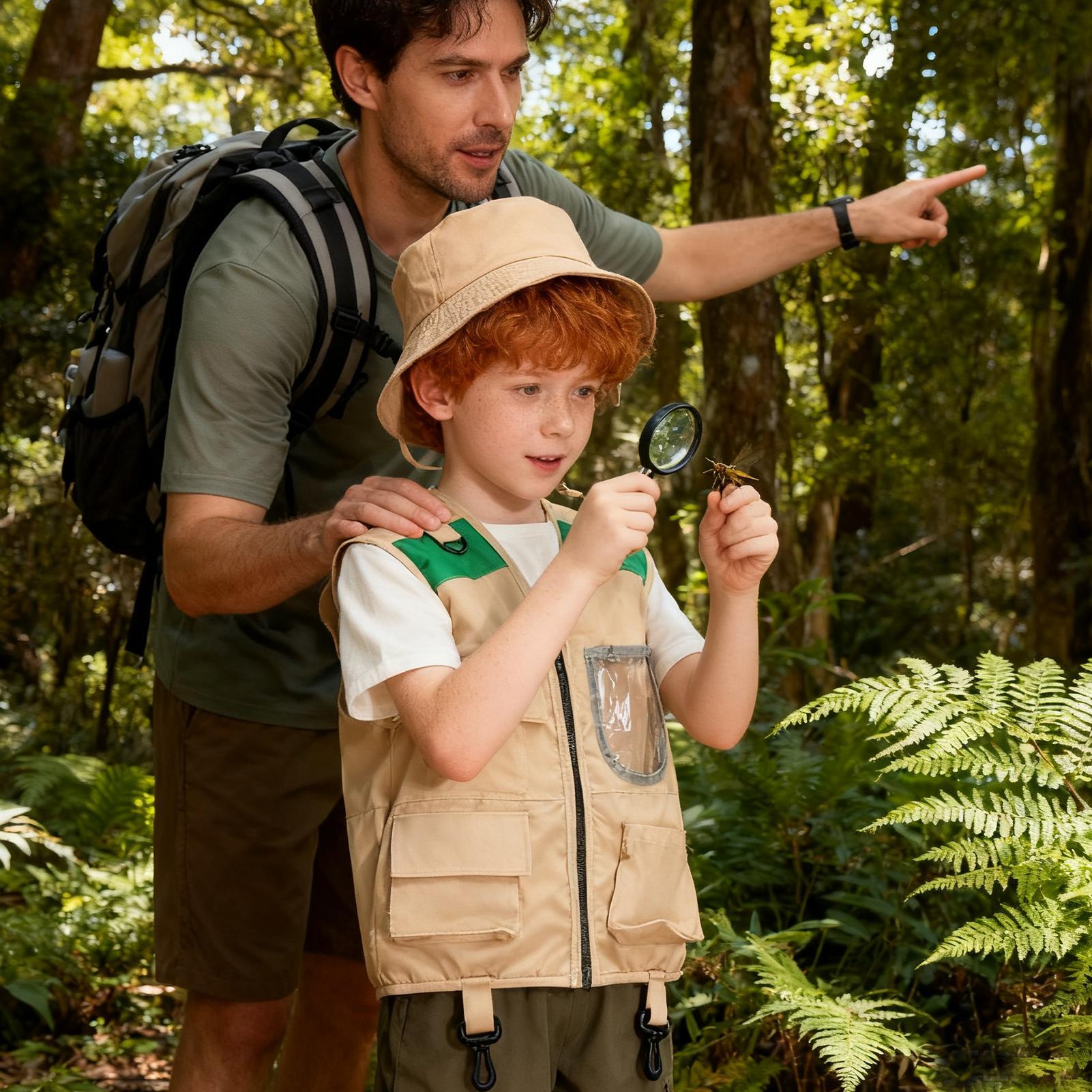 Kids Explorer Vest and Hat Hal - огляд і ціна Outdoor Adventure Kit For Kids