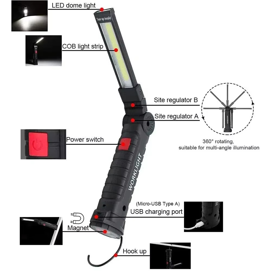Portable LED Flashlight with M - огляд і ціна Outdoor Adventurer