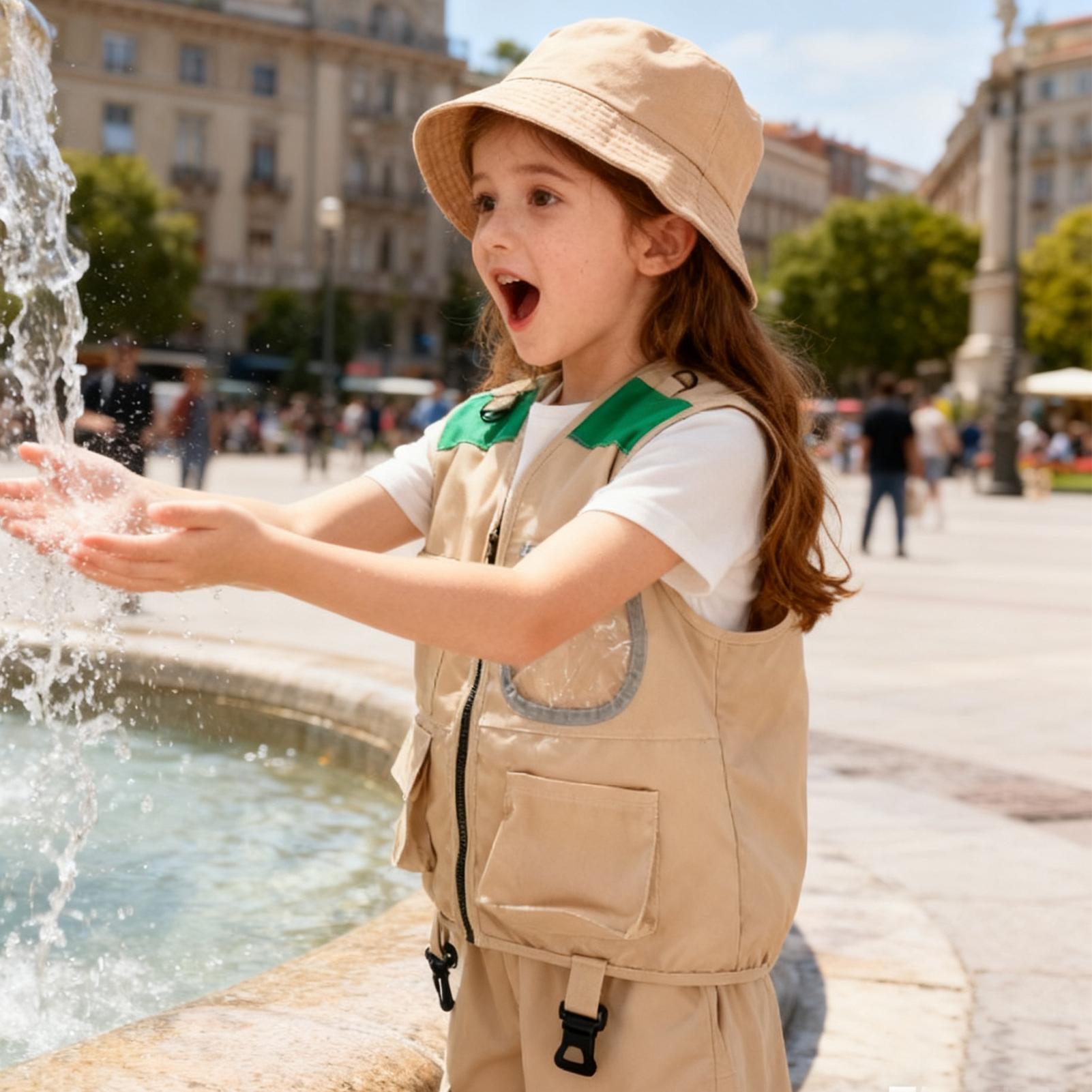 Kids Explorer hat and vest Cos - огляд і ціна Outdoor Adventure Kit For Kids
