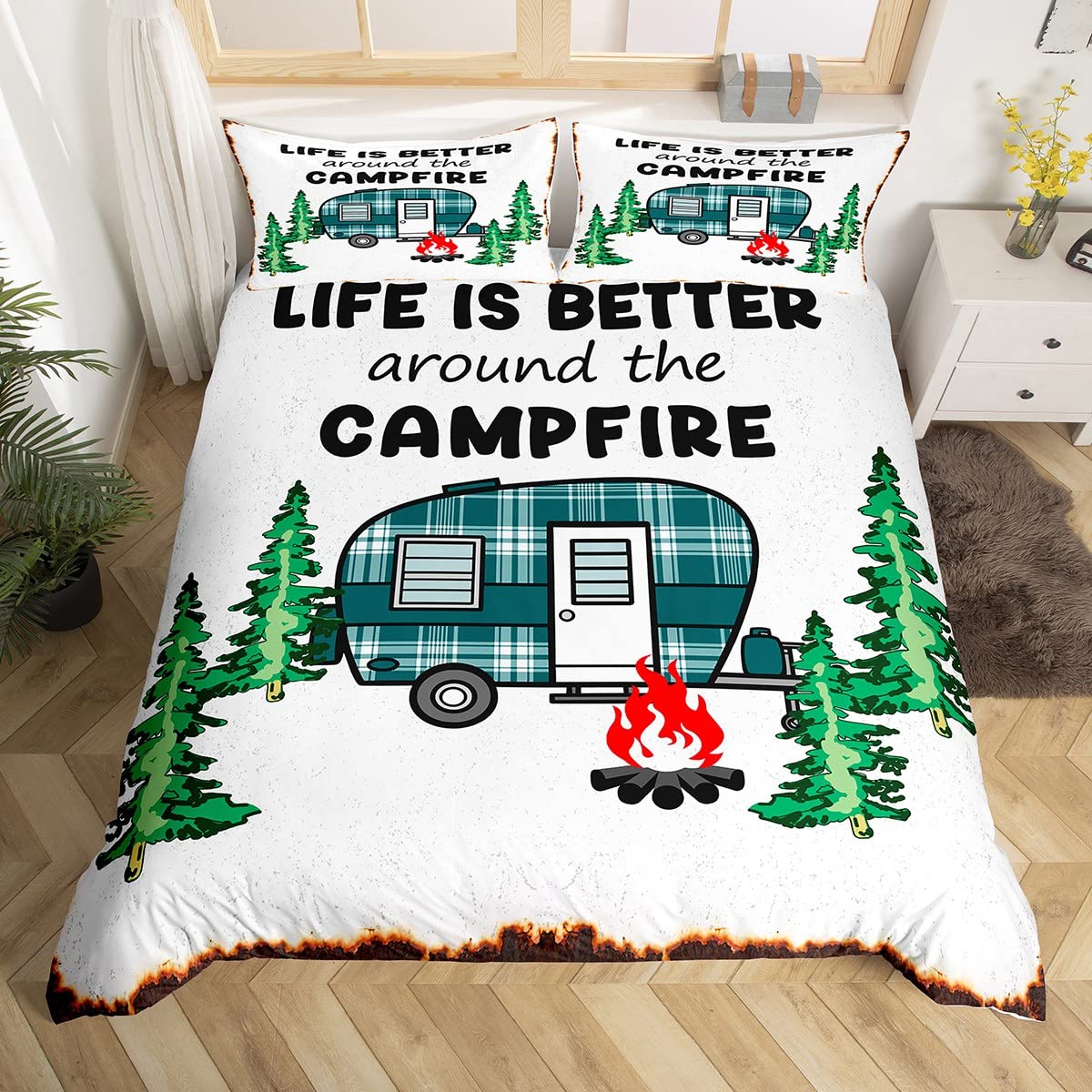 Happy Camping Duvet Cover Camp - огляд і ціна Outdoor Adventure Quilt