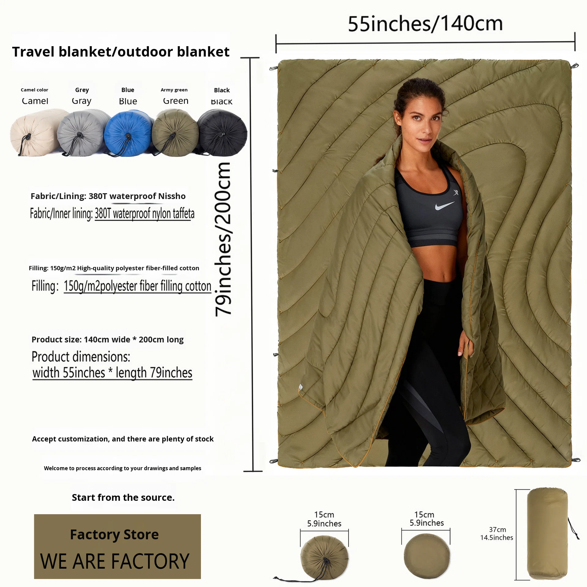 Portable Outdoor Thermal Water - огляд і ціна Outdoor Adventure Quilt