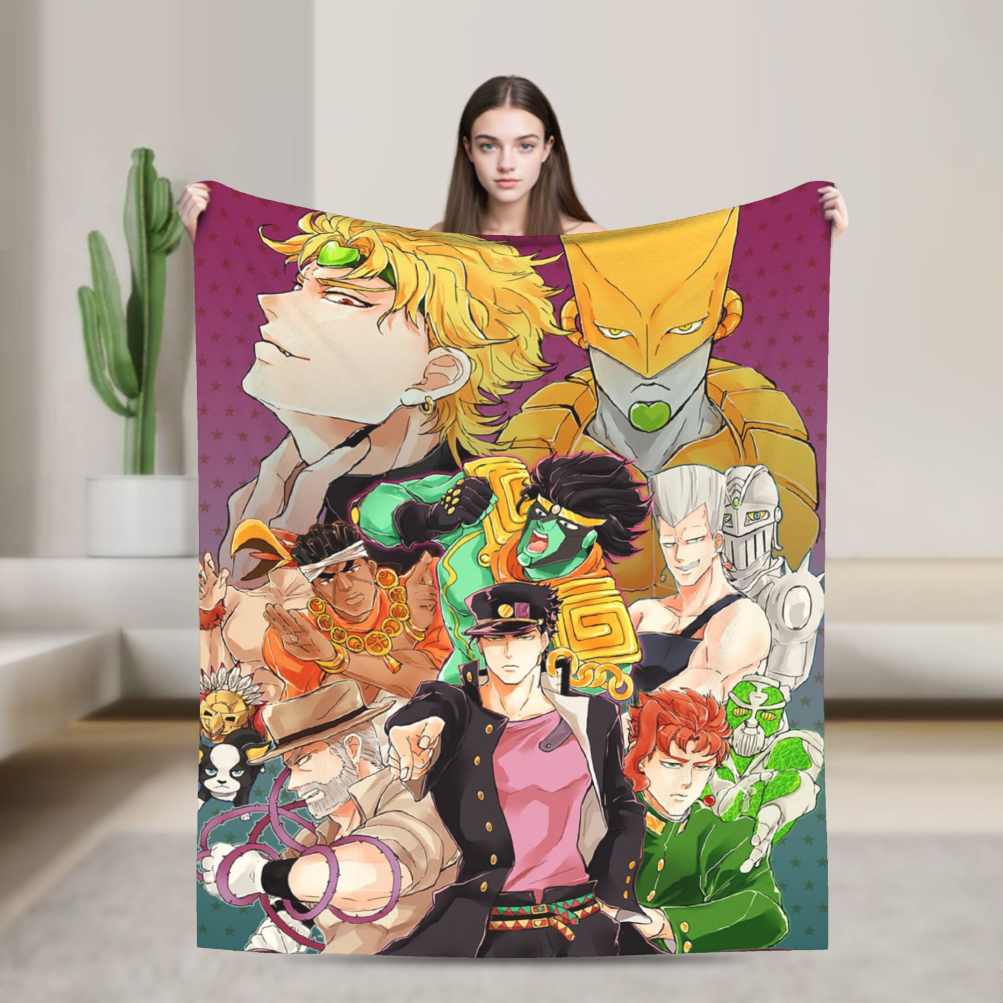 Joseph Joestar Kujo Jotaro Dio - огляд і ціна Outdoor Adventure Quilt