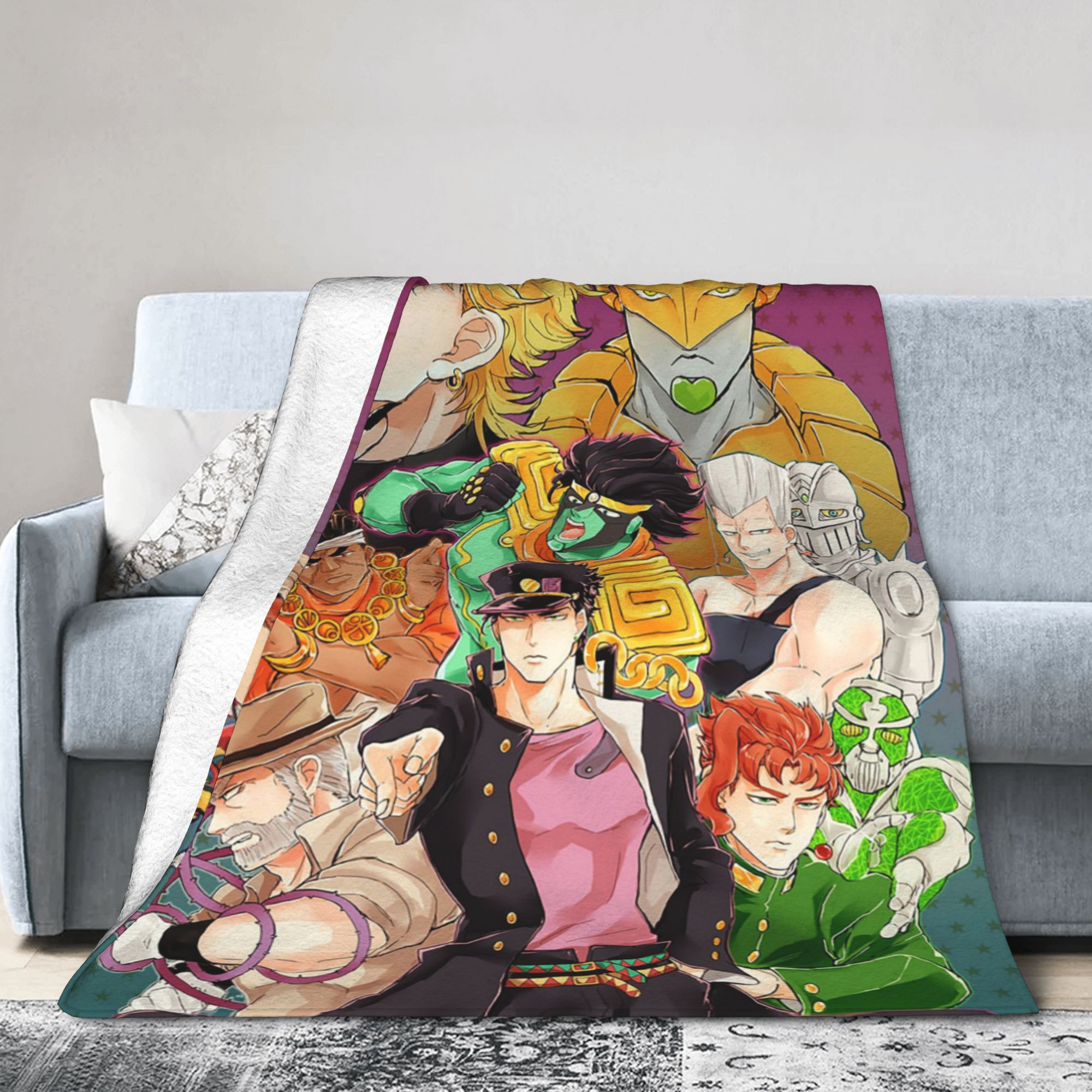 Joseph Joestar Kujo Jotaro Dio - огляд і ціна Outdoor Adventure Quilt