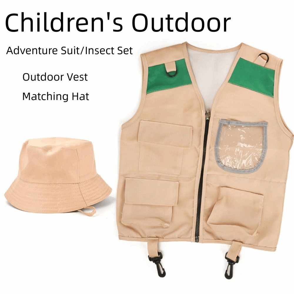 Multicolor Explorer Hat Vest C - огляд і ціна Outdoor Adventure Kit For Kids