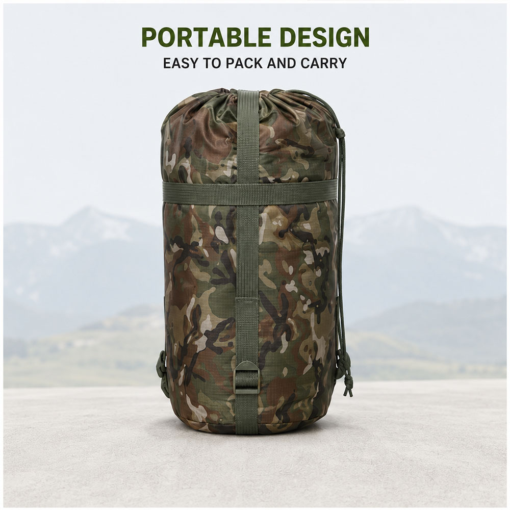 Camouflage Camping Blanket wit - огляд і ціна Outdoor Adventure Quilt